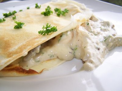 Crepes de Pollo-recetas
