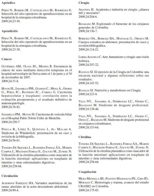 INDICE EN COLOMBIA indice en colombia: